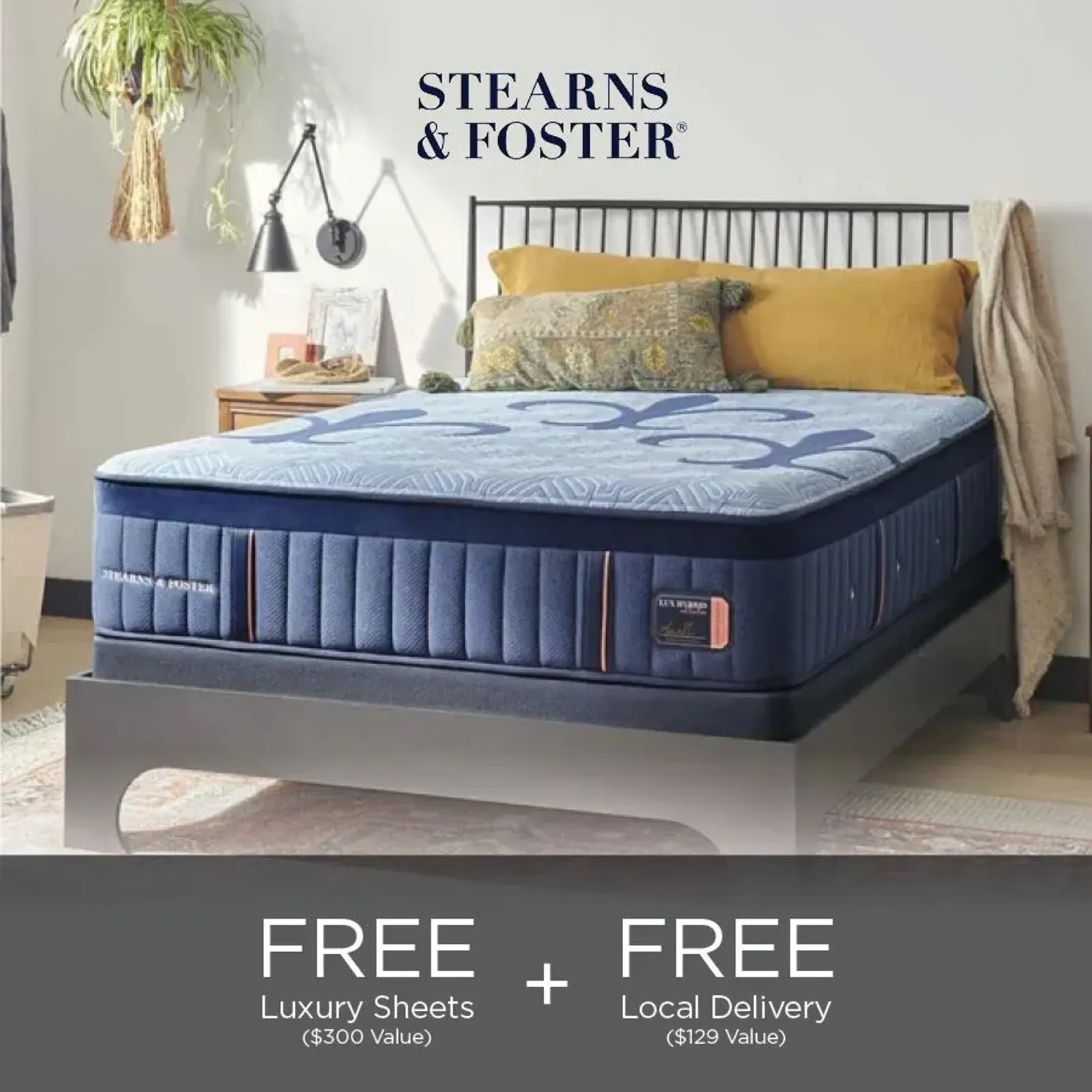 Stearns & Foster® Lux Hybrid Medium Tight Top King Mattress