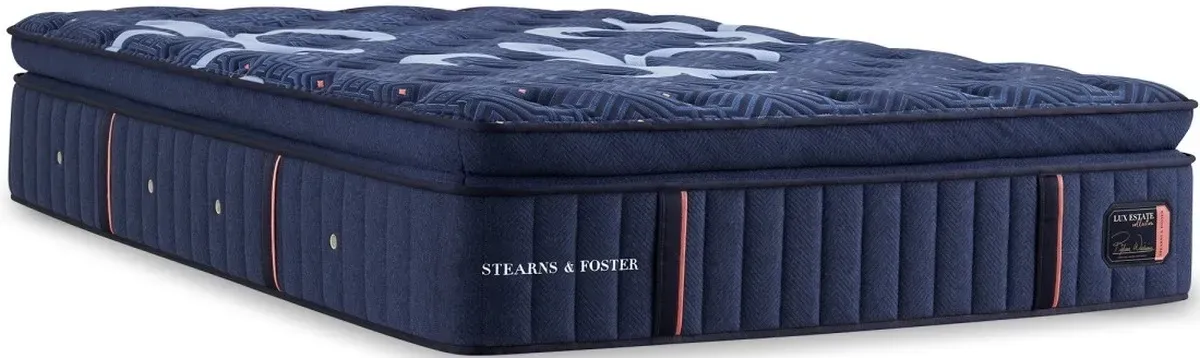 Stearns & Foster® Lux Estate Wrapped Coil Soft Pillow Top Split California King Mattress, Includes 2 Pieces