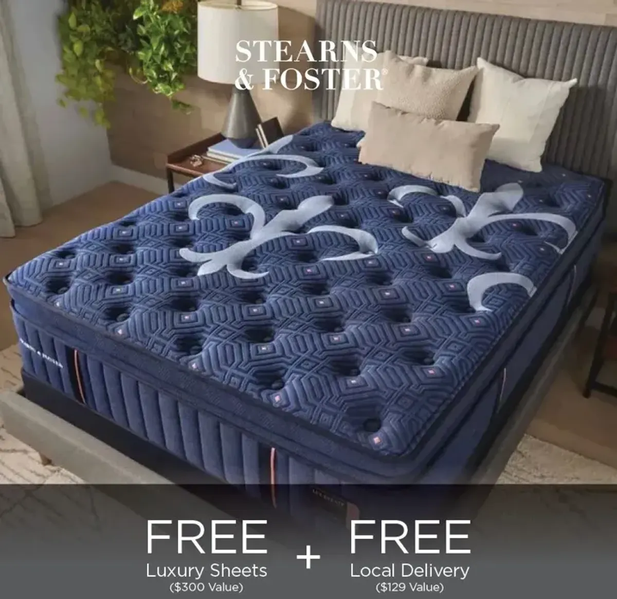 Stearns & Foster® Lux Estate Wrapped Coil Soft Pillow Top King Mattress