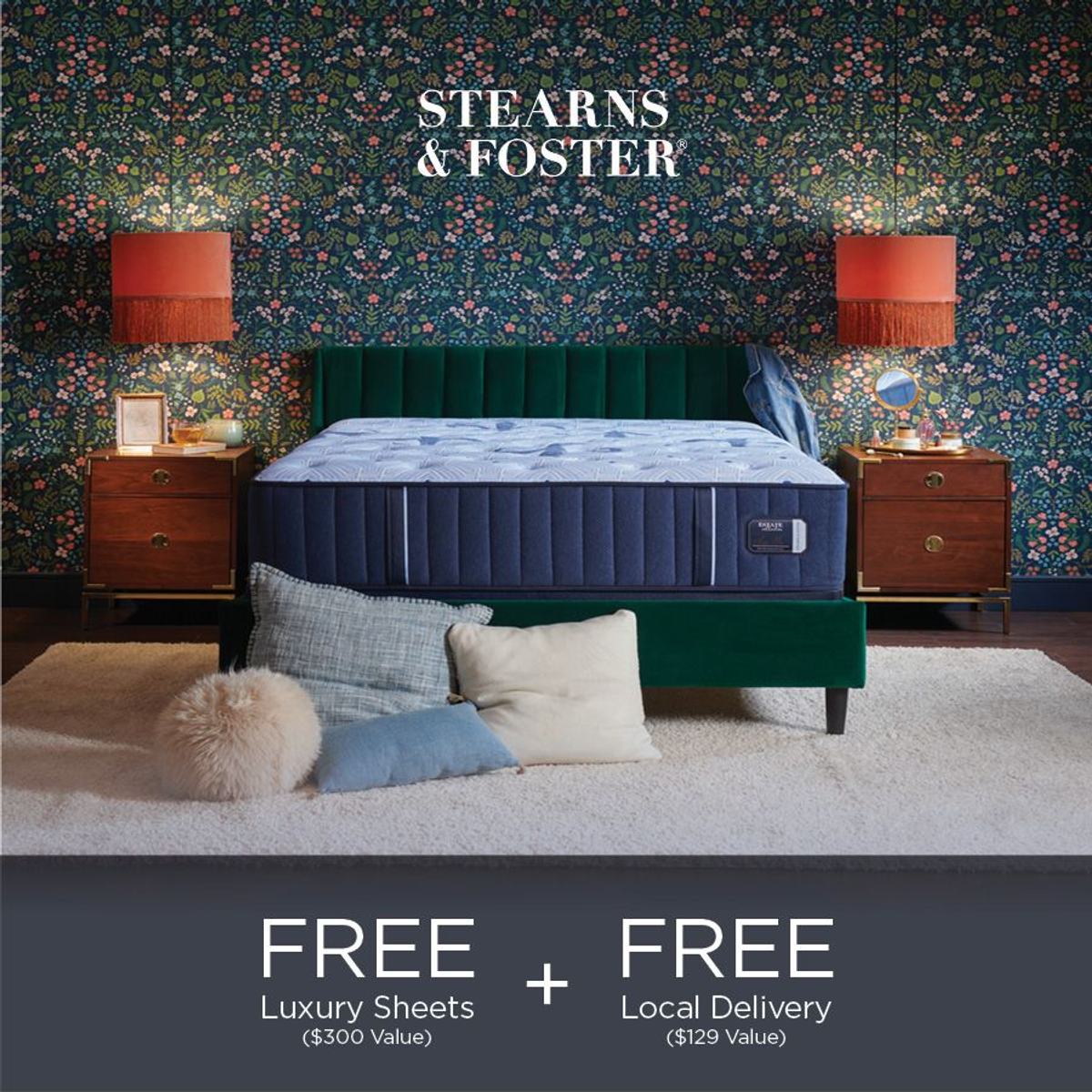 Stearns & Foster® Estate 14.5" Wrapped Coil Firm Tight Top King Mattress