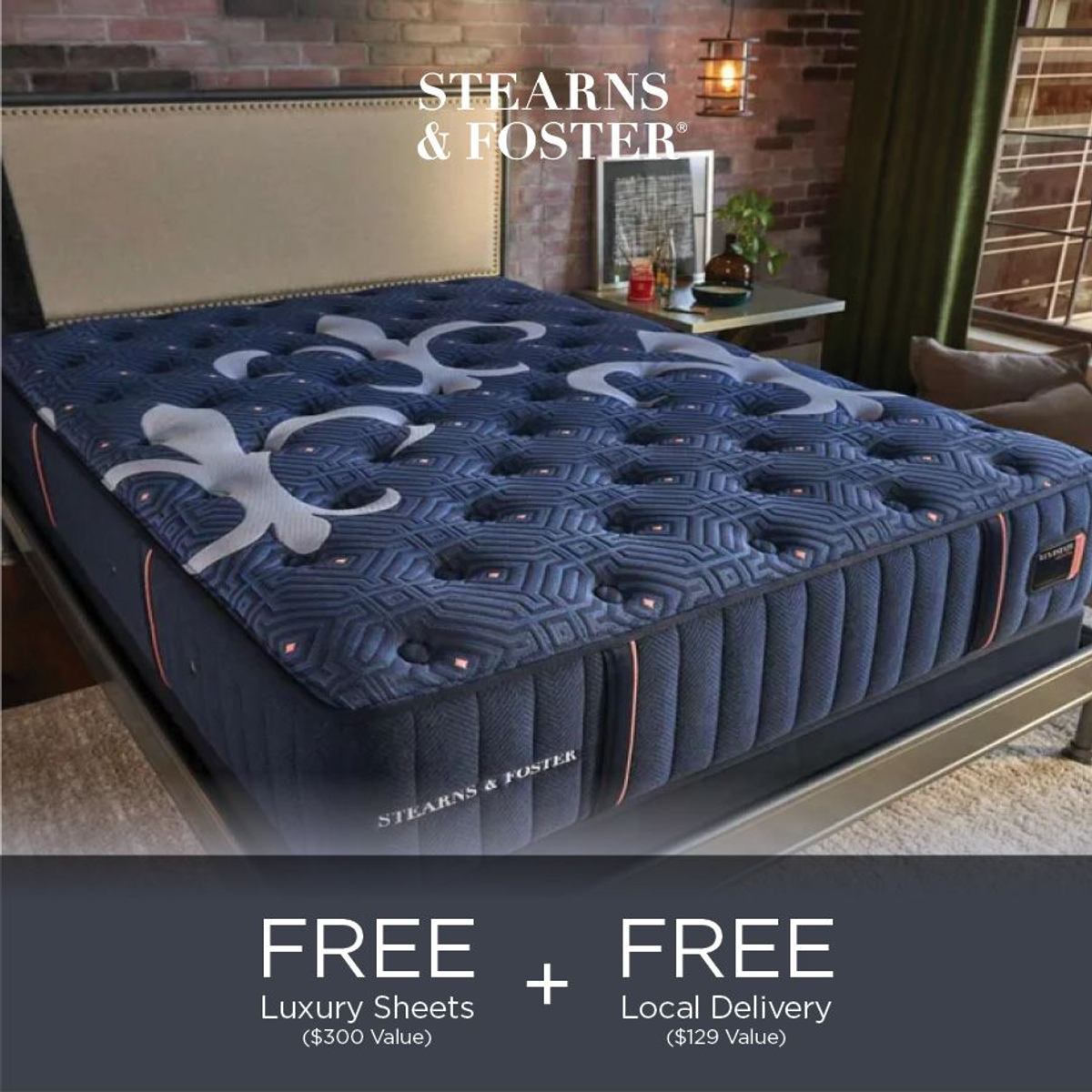 Stearns & Foster® Lux Estate Wrapped Coil Medium Tight Top Queen Mattress