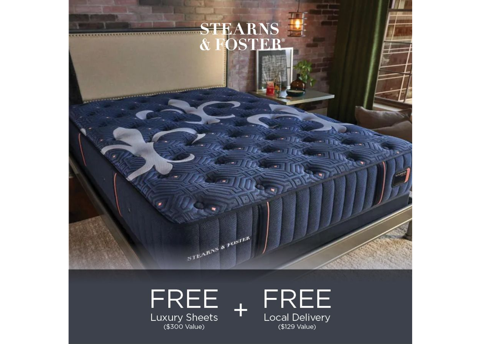 Stearns & Foster® Lux Estate Wrapped Coil Medium Tight Top King Mattress