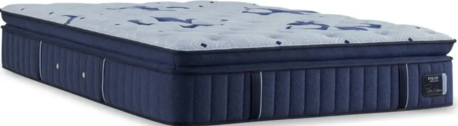 Stearns & Foster® Estate 15" Wrapped Coil Firm Euro Pillow Top Split California King Mattress, Includes 2 Pieces