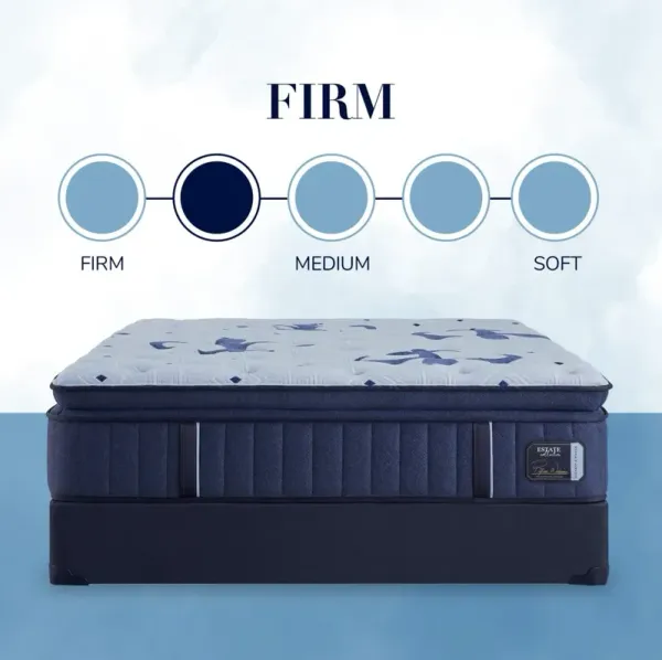 Stearns & Foster® Estate 15" Wrapped Coil Firm Euro Pillow Top King Mattress