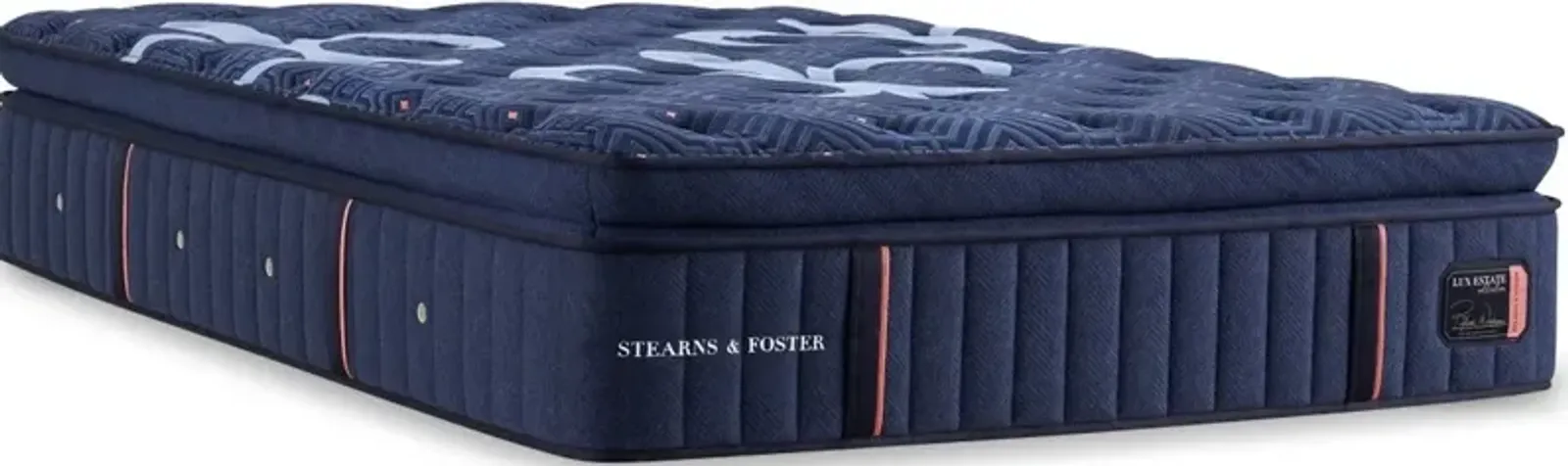 Stearns & Foster® Lux Estate Wrapped Coil Medium Euro Pillow Top Queen Mattress