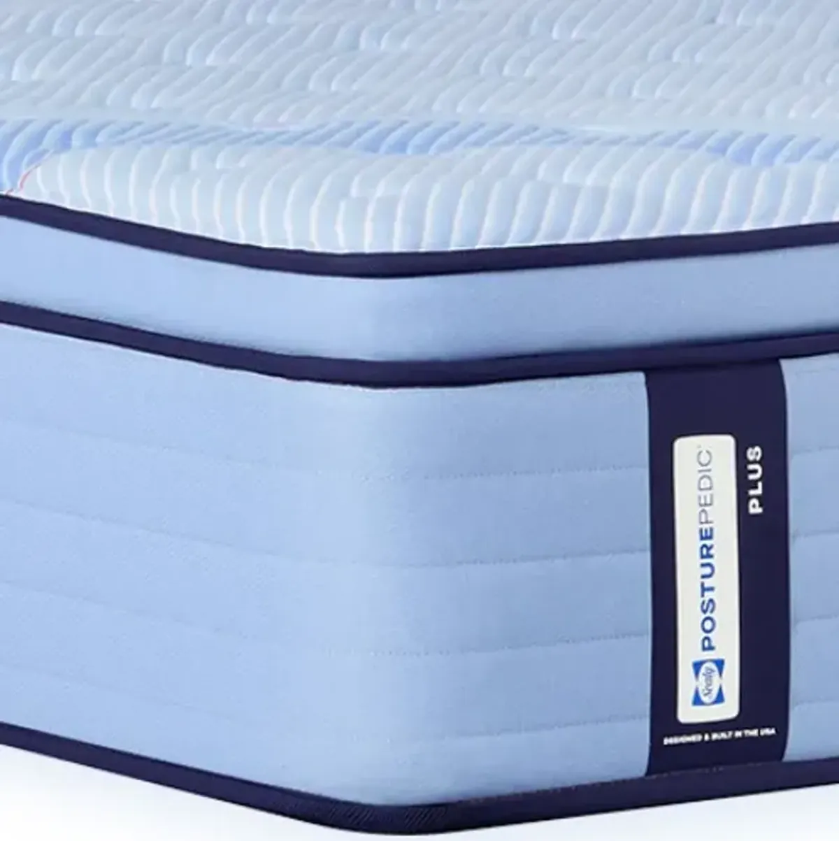 Sealy® Posturepedic® Plus Boone 15" Wrapped Coil Firm Euro Pillow Top Full Mattress