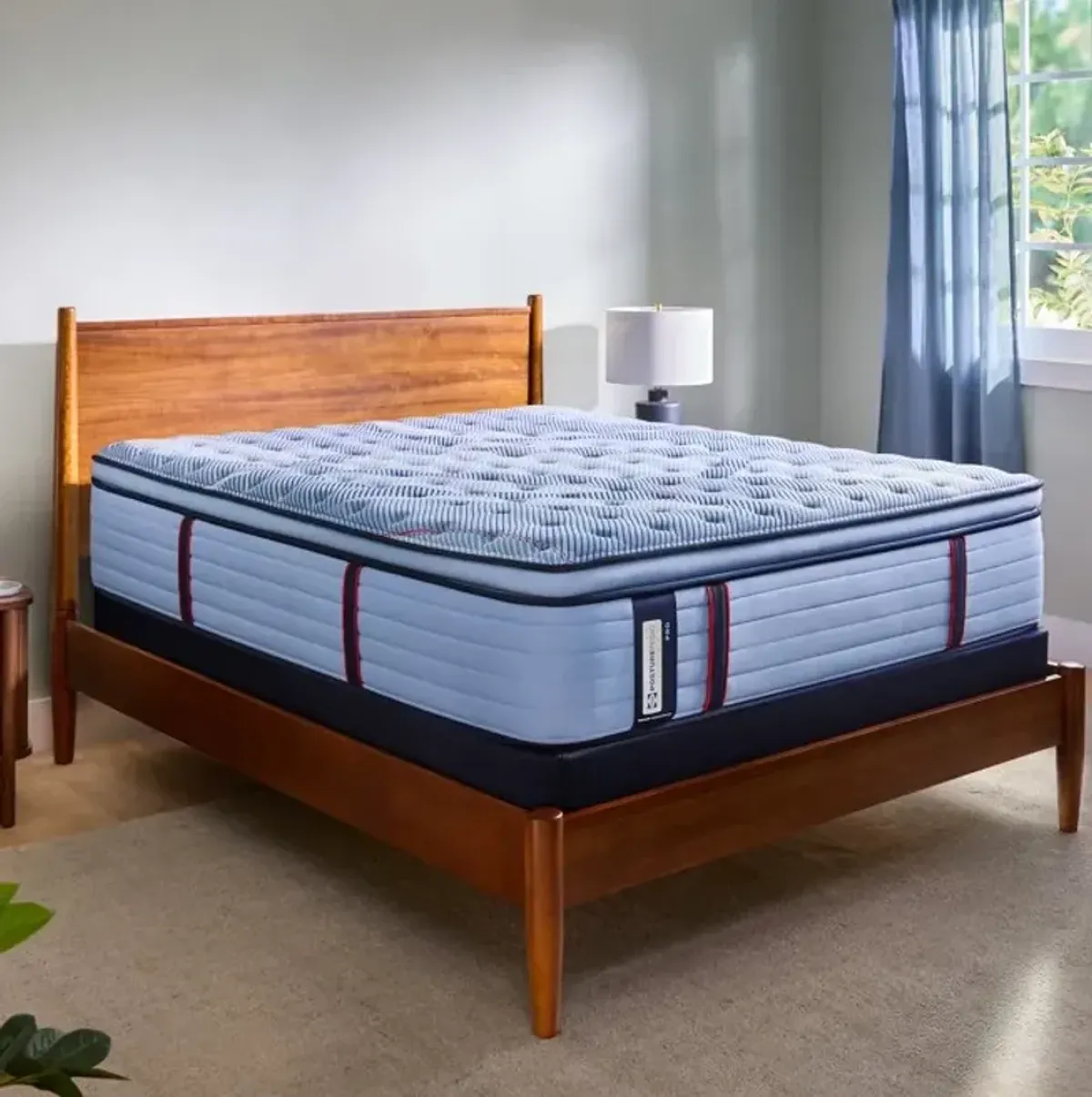 Sealy® Posturepedic® Pro Indianapolis 15" Wrapped Coil Soft Euro Pillow Top California King Mattress