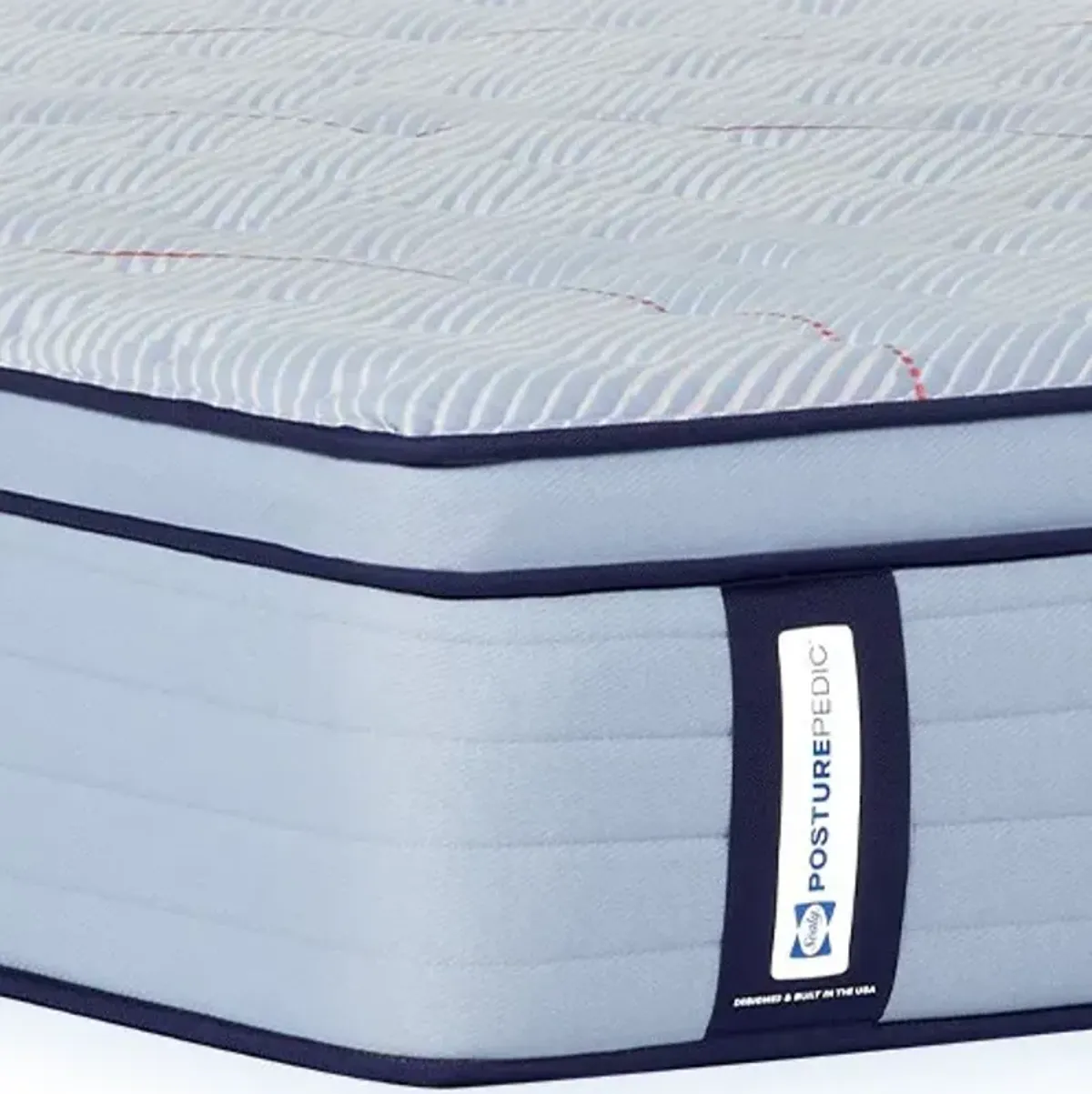 Sealy® Posturepedic® Orlando Wrapped Coil 14" Plush Euro Pillow Top Split California King Mattress, Must Order Two for a Set