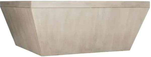 Bernhardt Landers Cerused Greige Cocktail Table