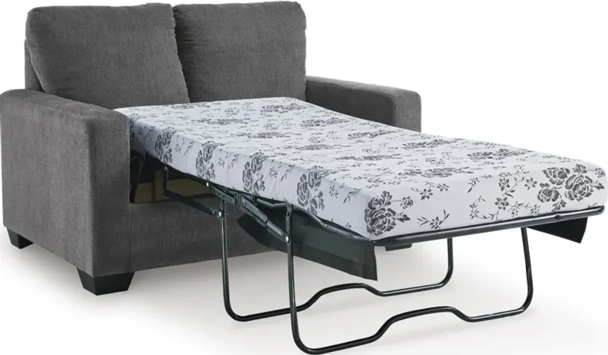 Signature Design by Ashley® Rannis Pewter Twin Sofa Sleeper