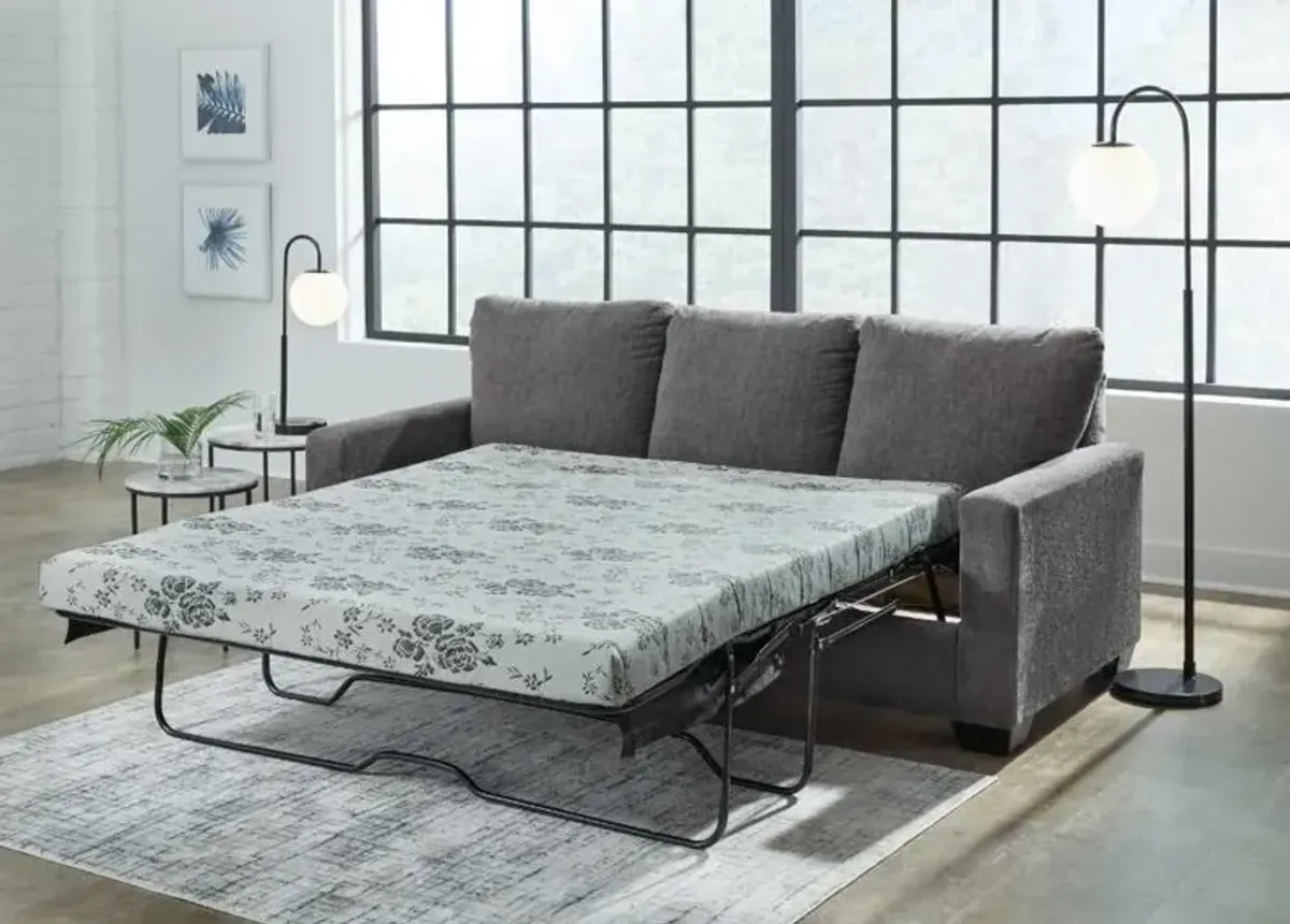 Signature Design by Ashley® Rannis Pewter Queen Sofa Sleeper