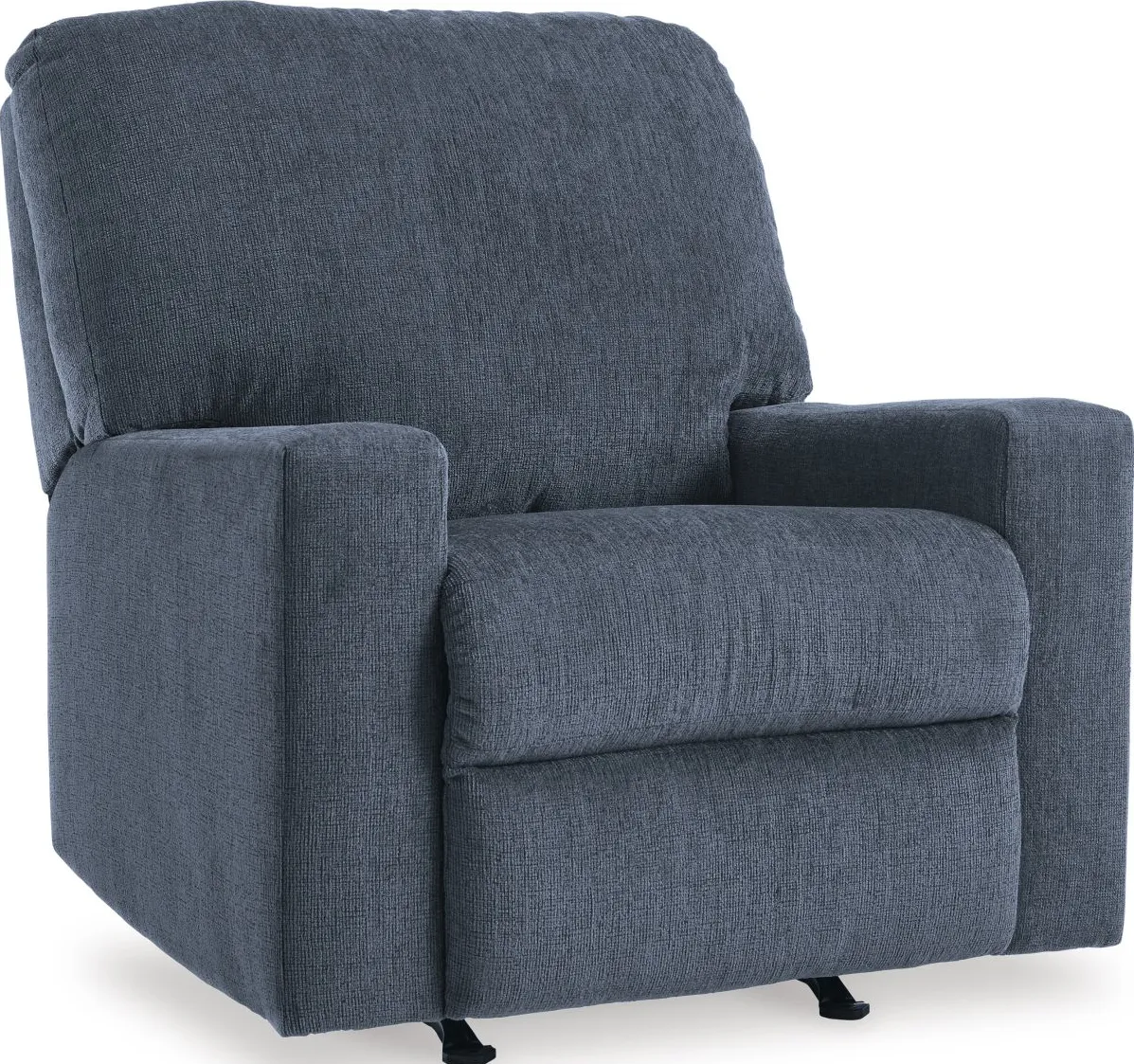 Signature Design by Ashley® Rannis Navy Manual Rocking Recliner