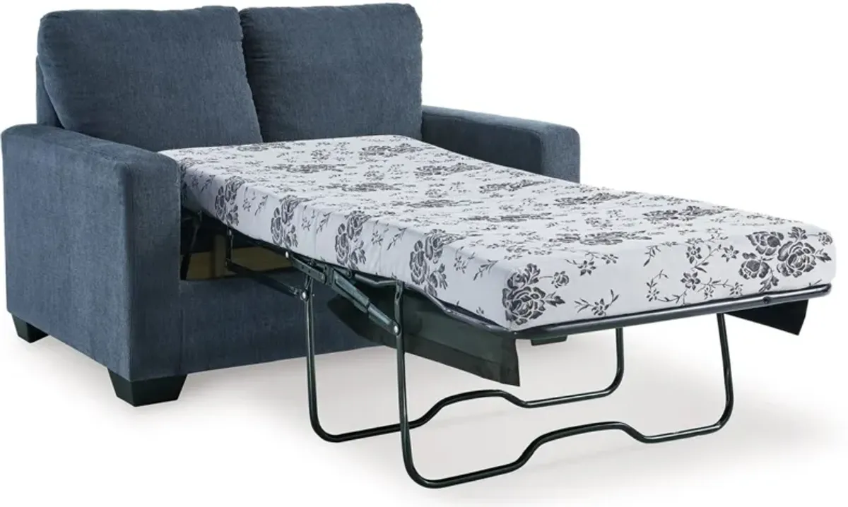 Signature Design by Ashley® Rannis Navy Twin Sofa Sleeper