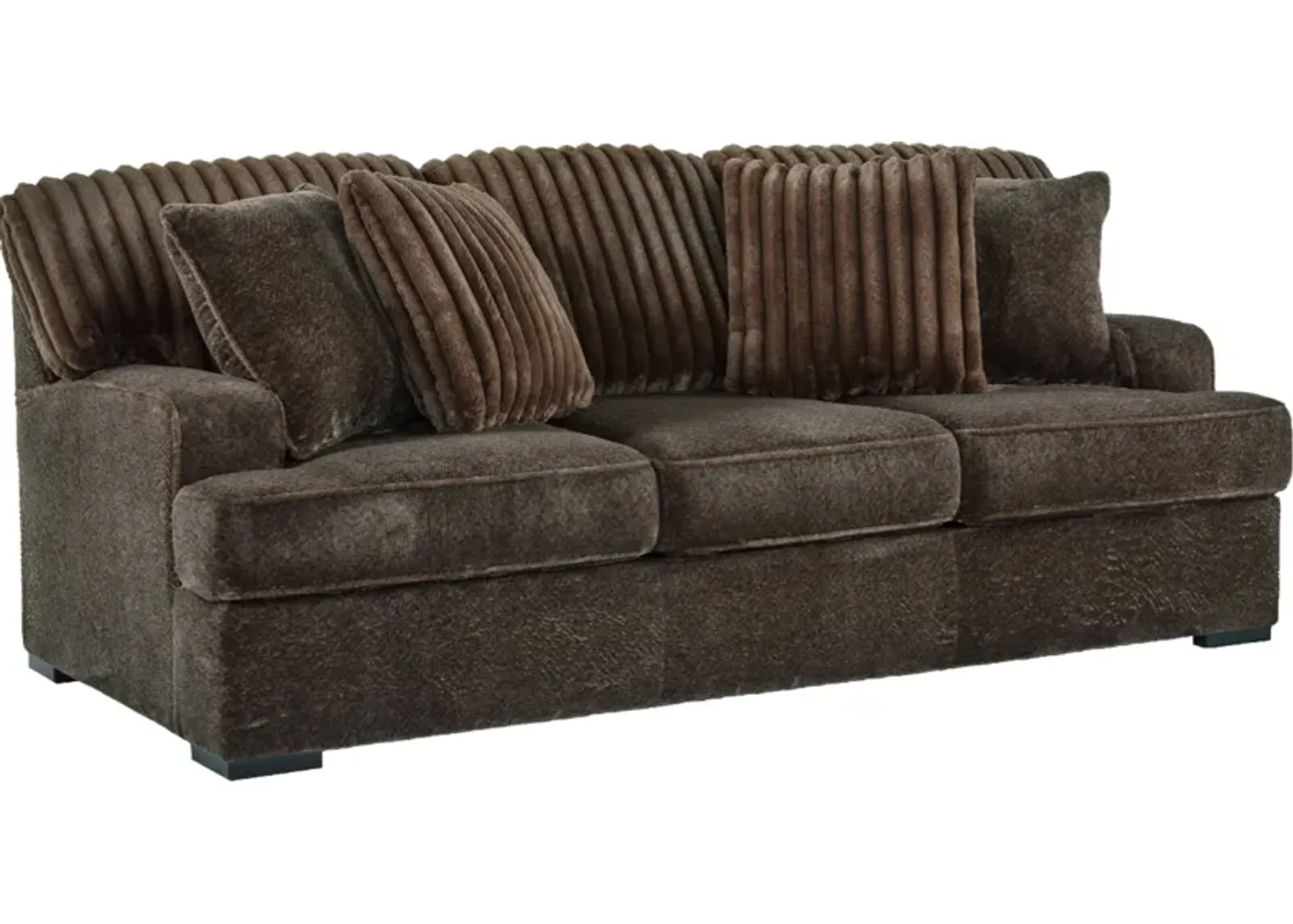 Benchcraft® Aylesworth Chocolate Sofa