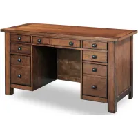 homestyles® Tahoe Brown Pedestal Desk