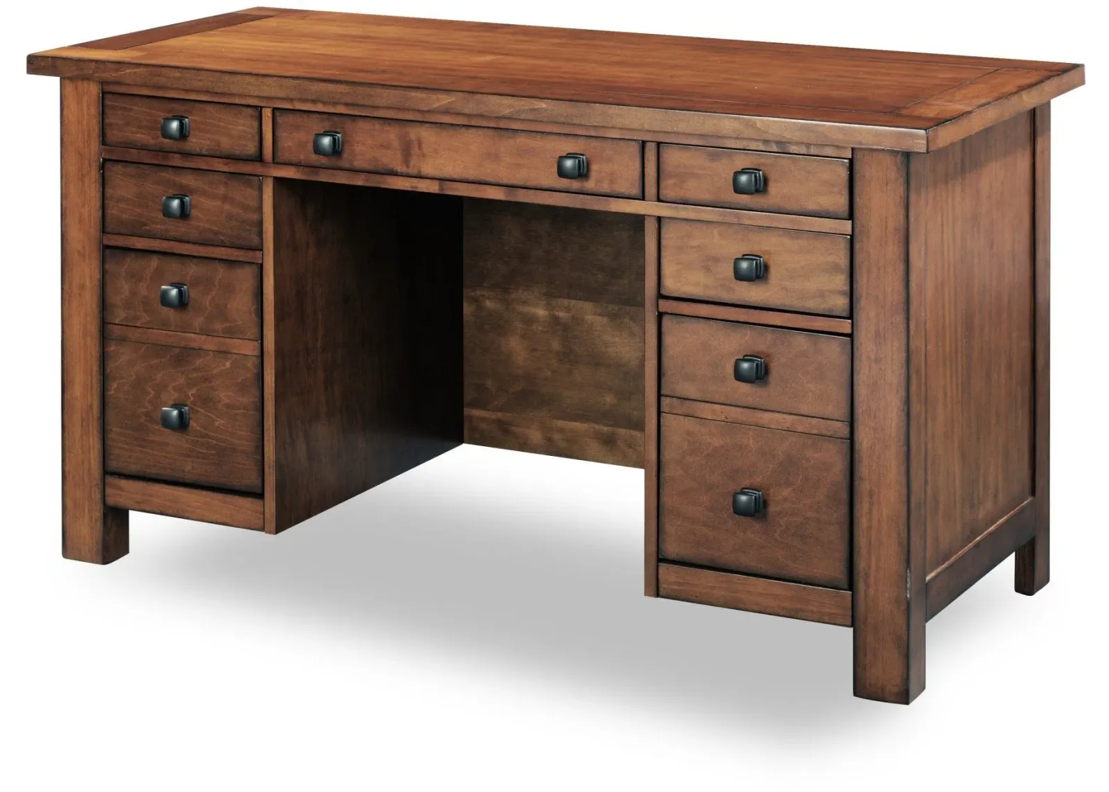 homestyles® Tahoe Brown Pedestal Desk