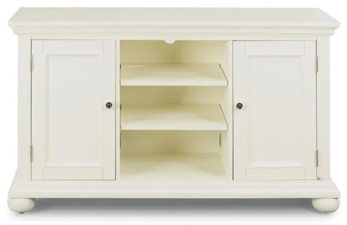 homestyles® Dover Off-White Entertainment Center