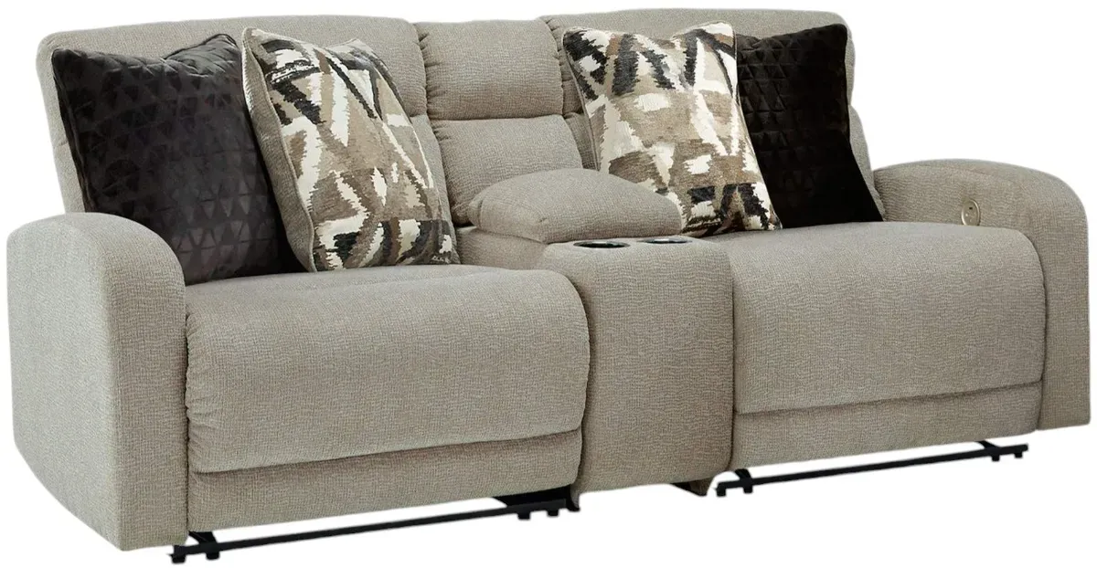 Signature Design by Ashley® Colleyville 3-Piece Stone Power Reclining Sectional with Console