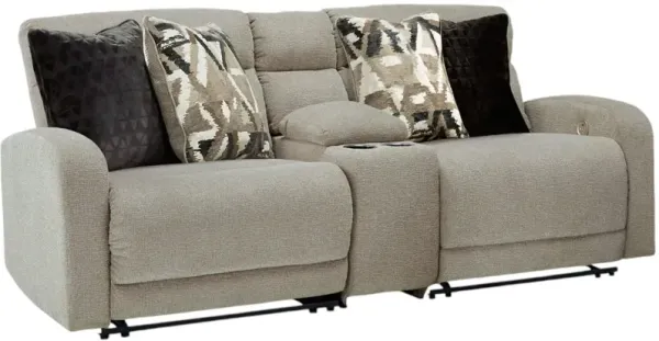 Signature Design by Ashley® Colleyville 3-Piece Stone Small Spaced Power Reclining Sectional