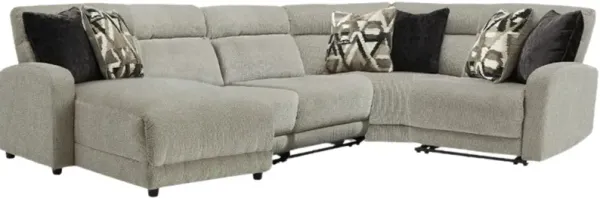 Signature Design by Ashley® Colleyvile 5-Piece Stone Left-Arm Facing Power Reclining Sectional and Chaise