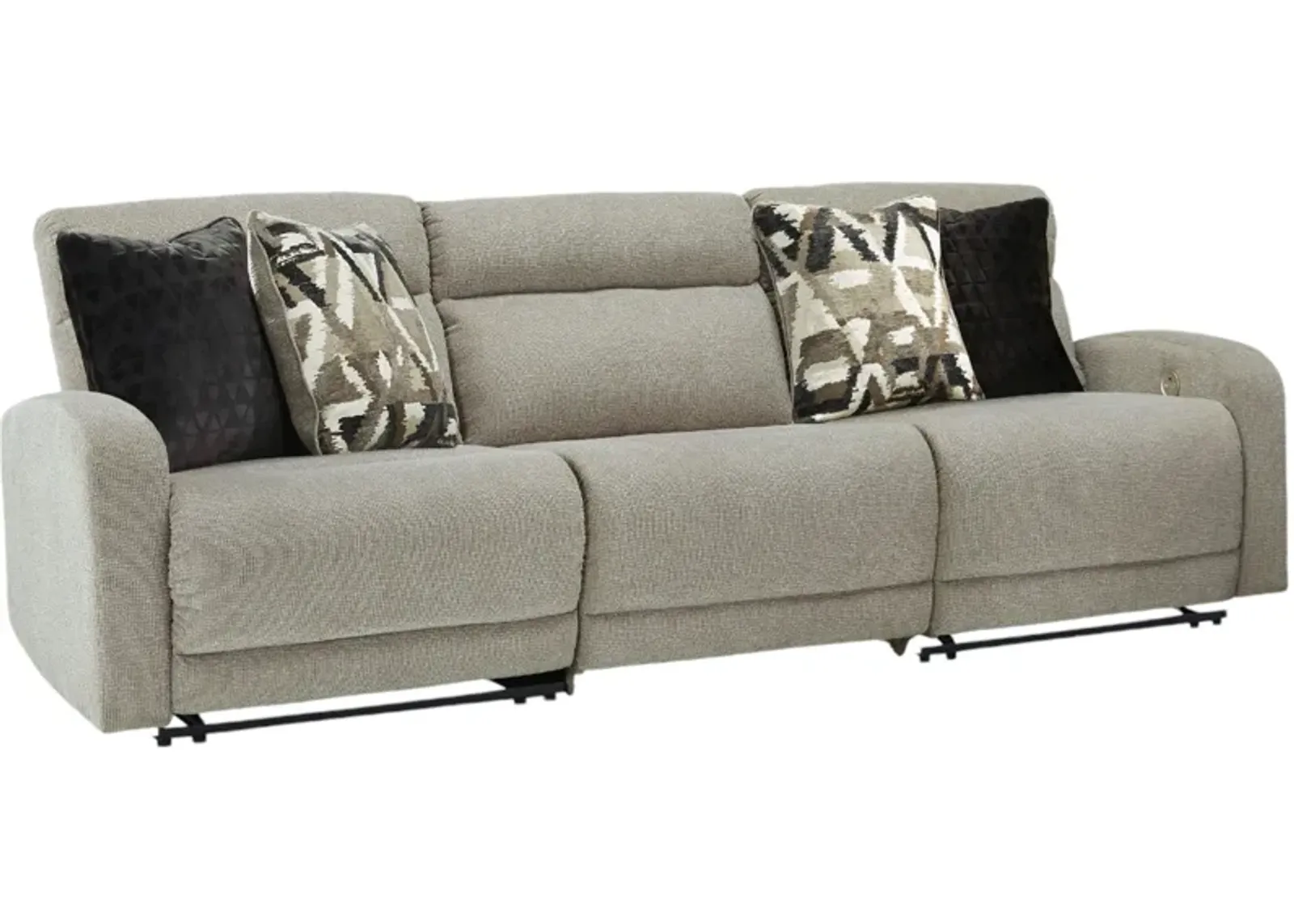 Signature Design by Ashley® Colleyville 3-Piece Stone Power Reclining Sectional