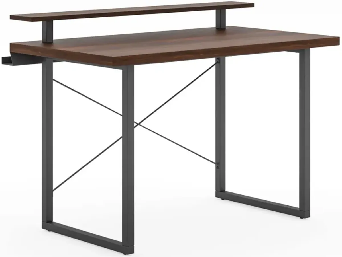 homestyles® Merge Brown Desk with Monitor Stand