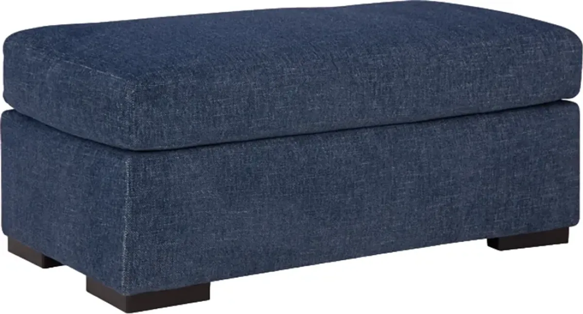 Benchcraft® Evansley Navy Ottoman