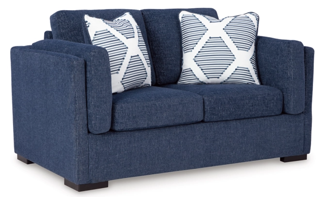 Benchcraft® Evansley Navy Loveseat