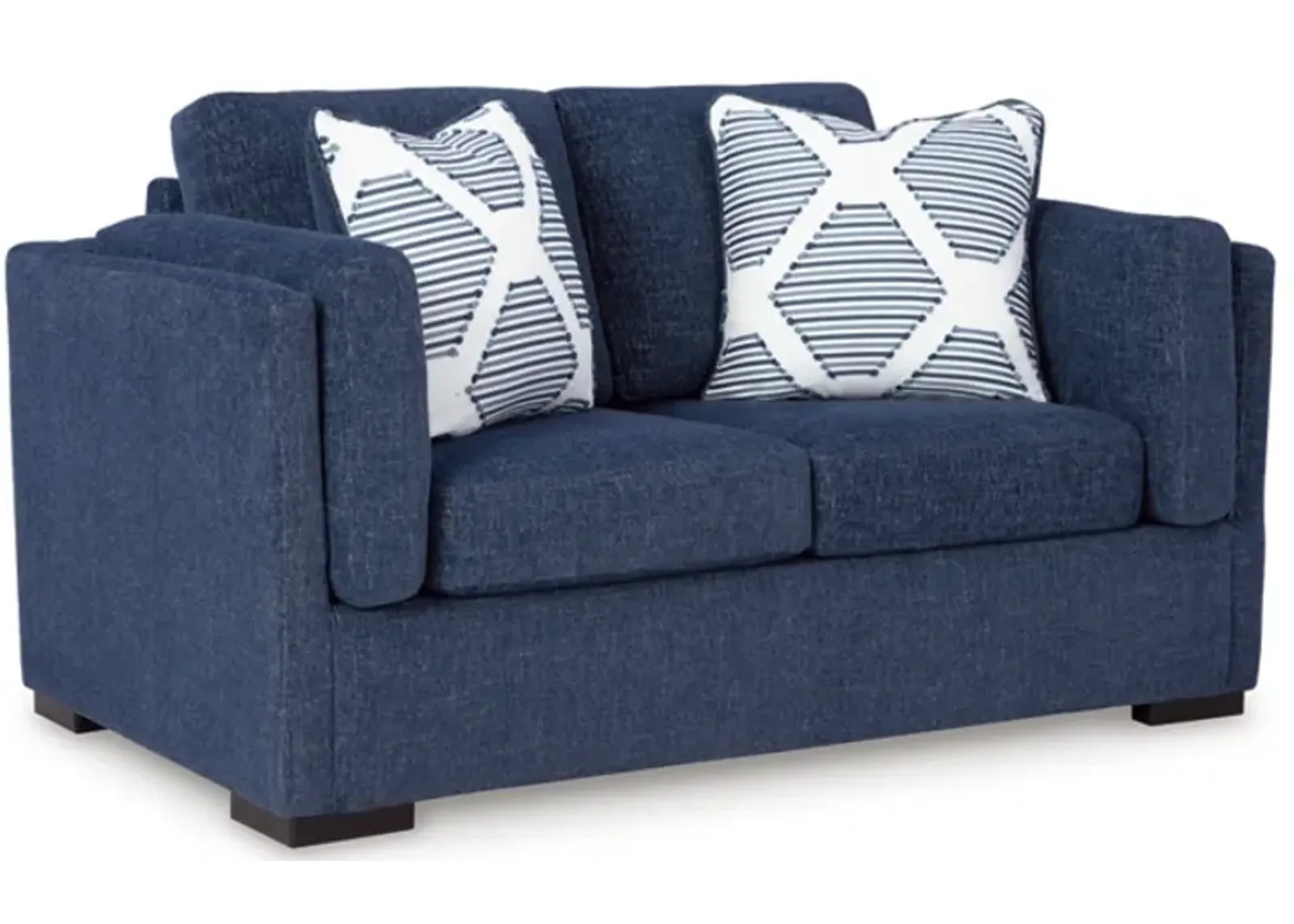 Benchcraft® Evansley Navy Loveseat