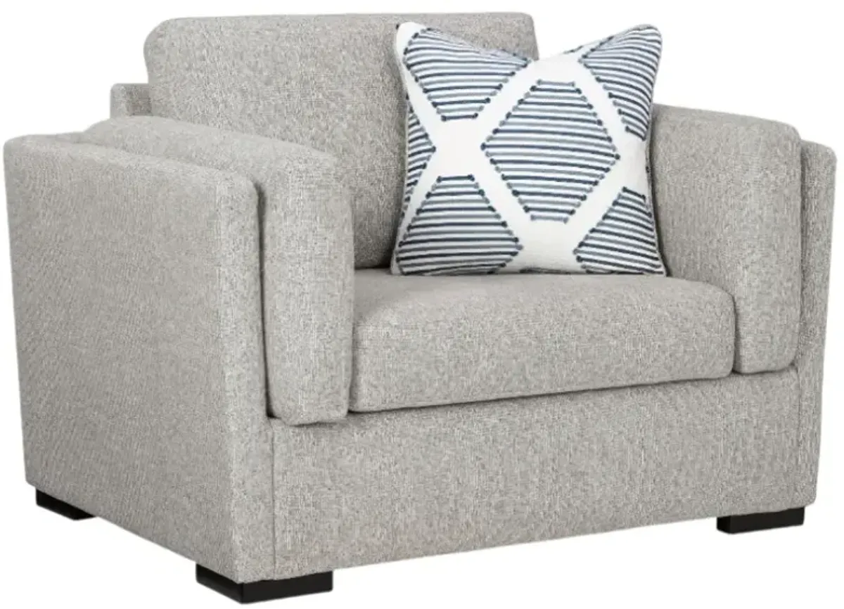 Benchcraft® Evansley Pewter Chair and a Half