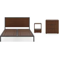 homestyles® Merge Brown Queen Bed, Nightstand, and Chest