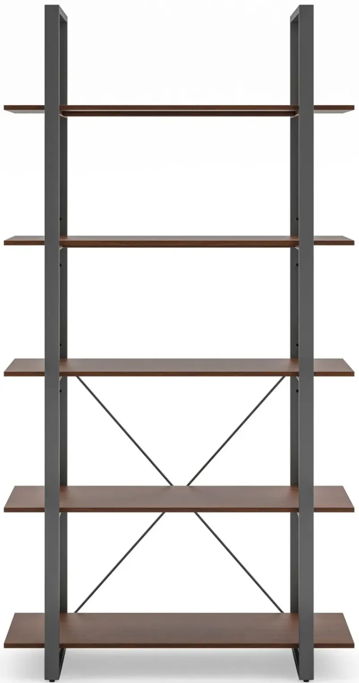 homestyles® Merge Brown Five-Shelf Bookcase