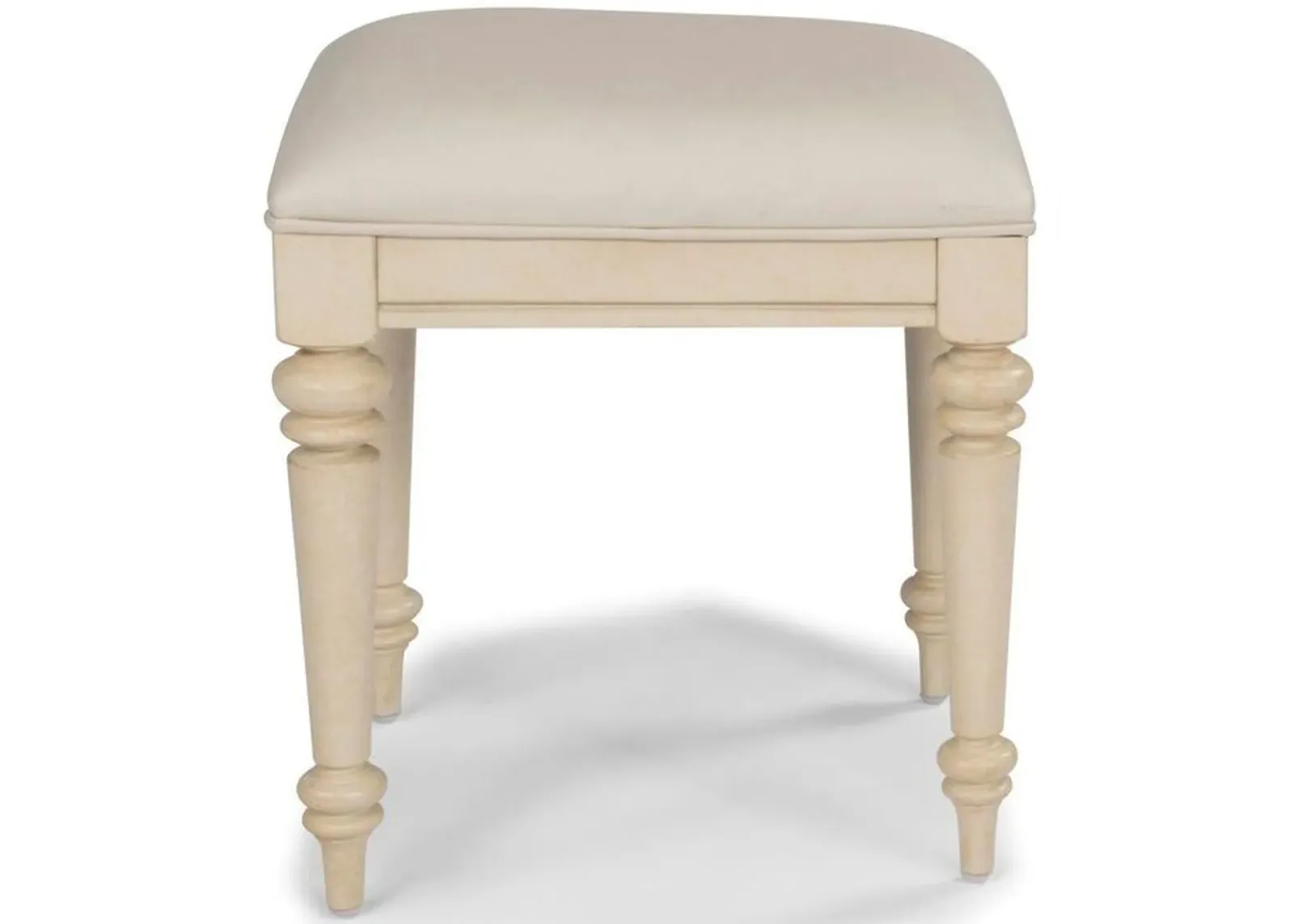 homestyles® Provence Antiqued White Vanity Bench