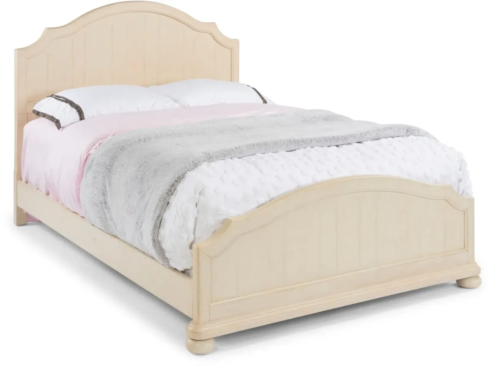 homestyles® Provence Antiqued White Queen Bed