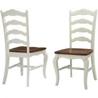 homestyles® French Countryside 2-Piece Off-White Dining Chairs