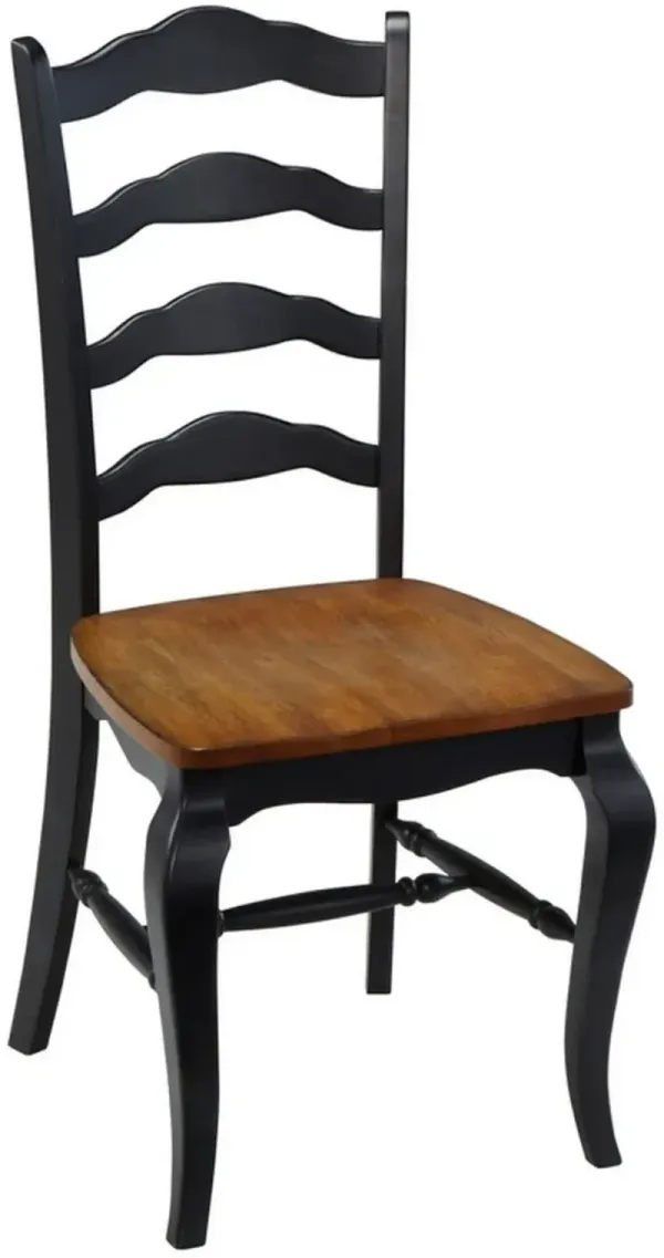 homestyles® French Countryside 2-Piece Black Chair