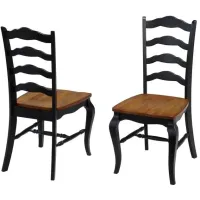 homestyles® French Countryside 2-Piece Black Chair