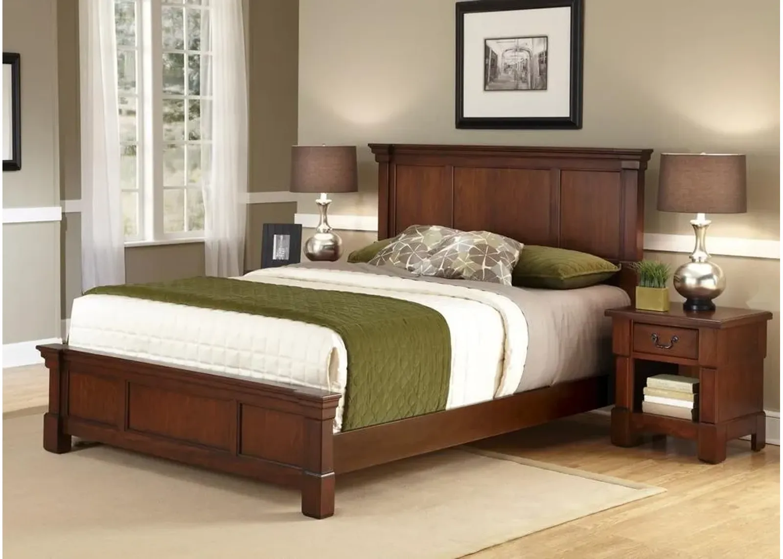 homestyles® Aspen 2-Piece Brown Queen Bedroom Set