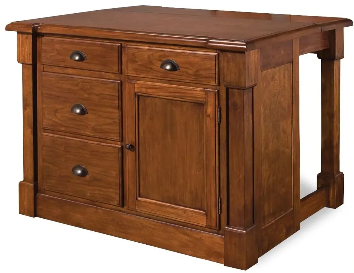 homestyles® Aspen Brown Kitchen Island