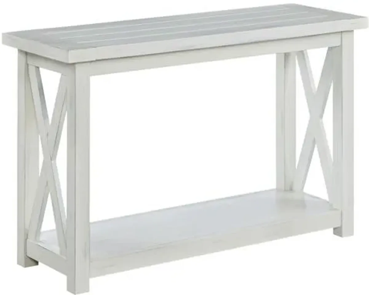 homestyles® Seaside Lodge Off-White Console Table