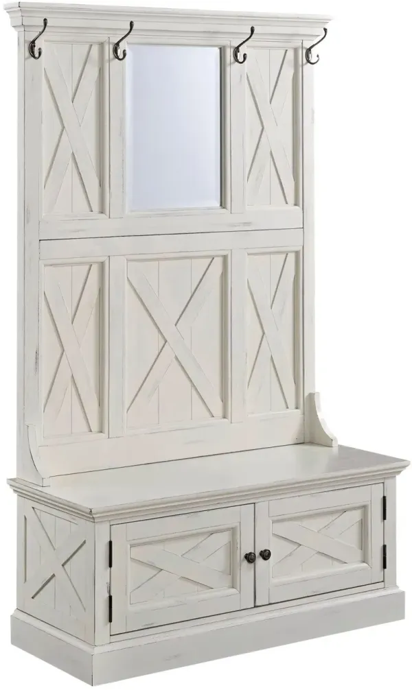 homestyles® Seaside Lodge Off-White Hall Tree