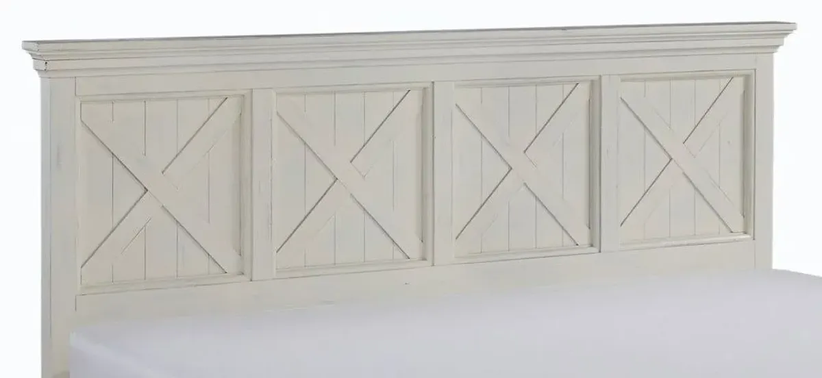 homestyles® Seaside Lodge Off-White King Headboard