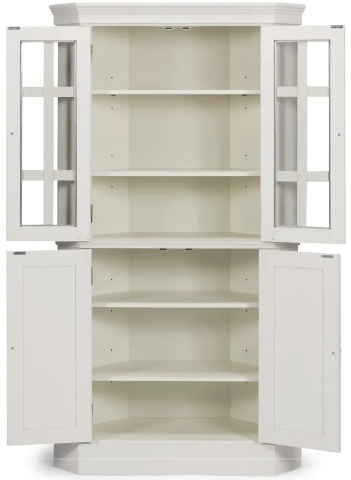 homestyles® Seaside Lodge Off-White Corner Cabinet