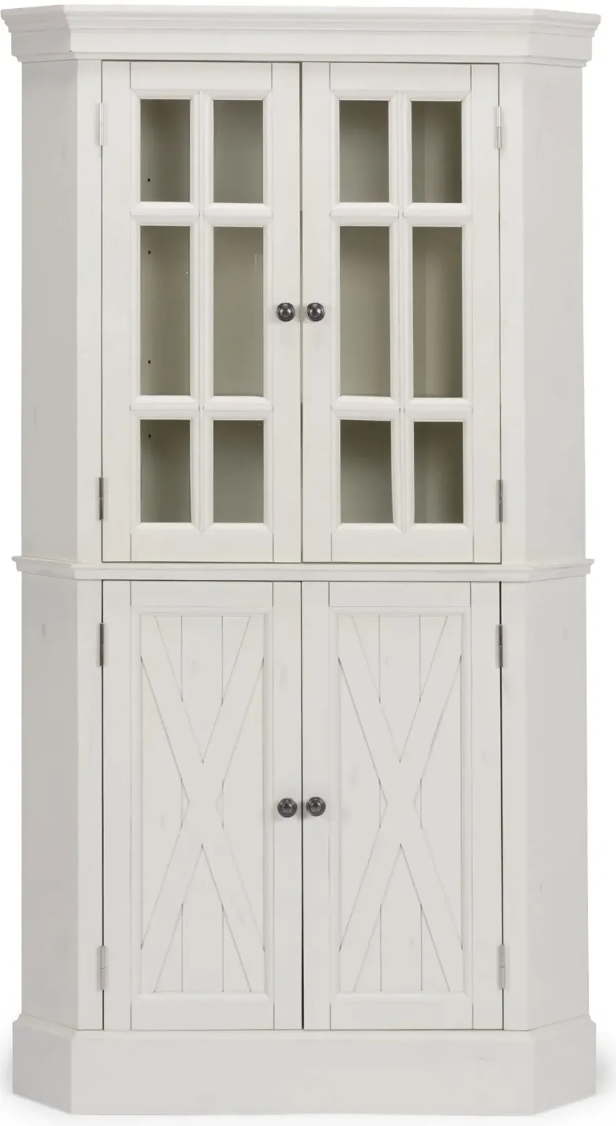 homestyles® Seaside Lodge Off-White Corner Cabinet