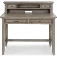 homestyles® Mountain Lodge Gray Student Desk and Hutch
