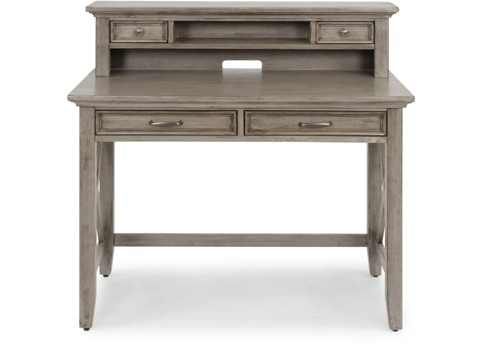 homestyles® Mountain Lodge Gray Student Desk and Hutch