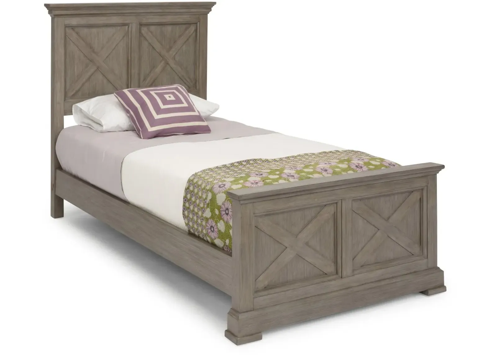 homestyles® Mountain Lodge Gray Twin Bed