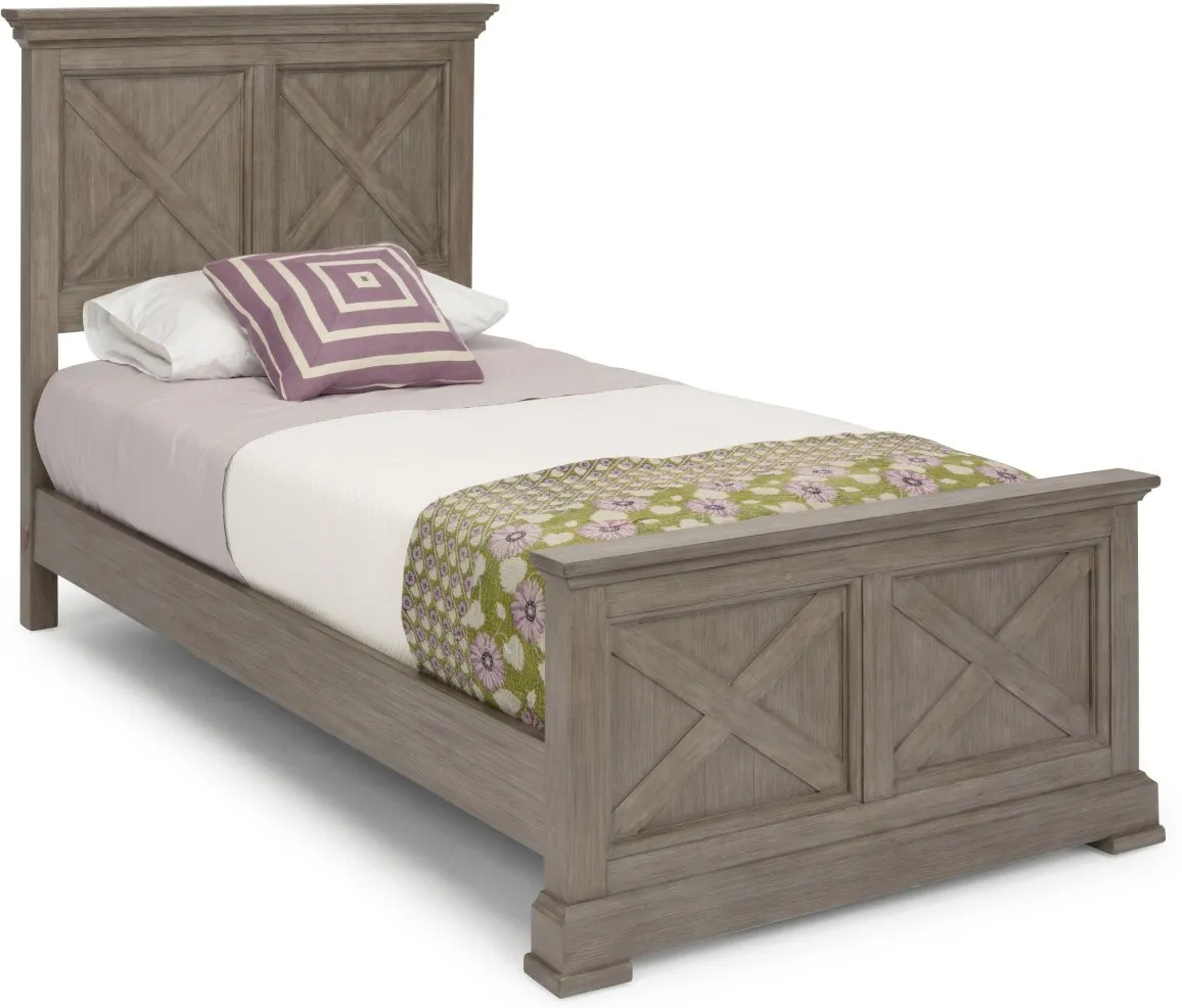 homestyles® Mountain Lodge Gray Twin Bed