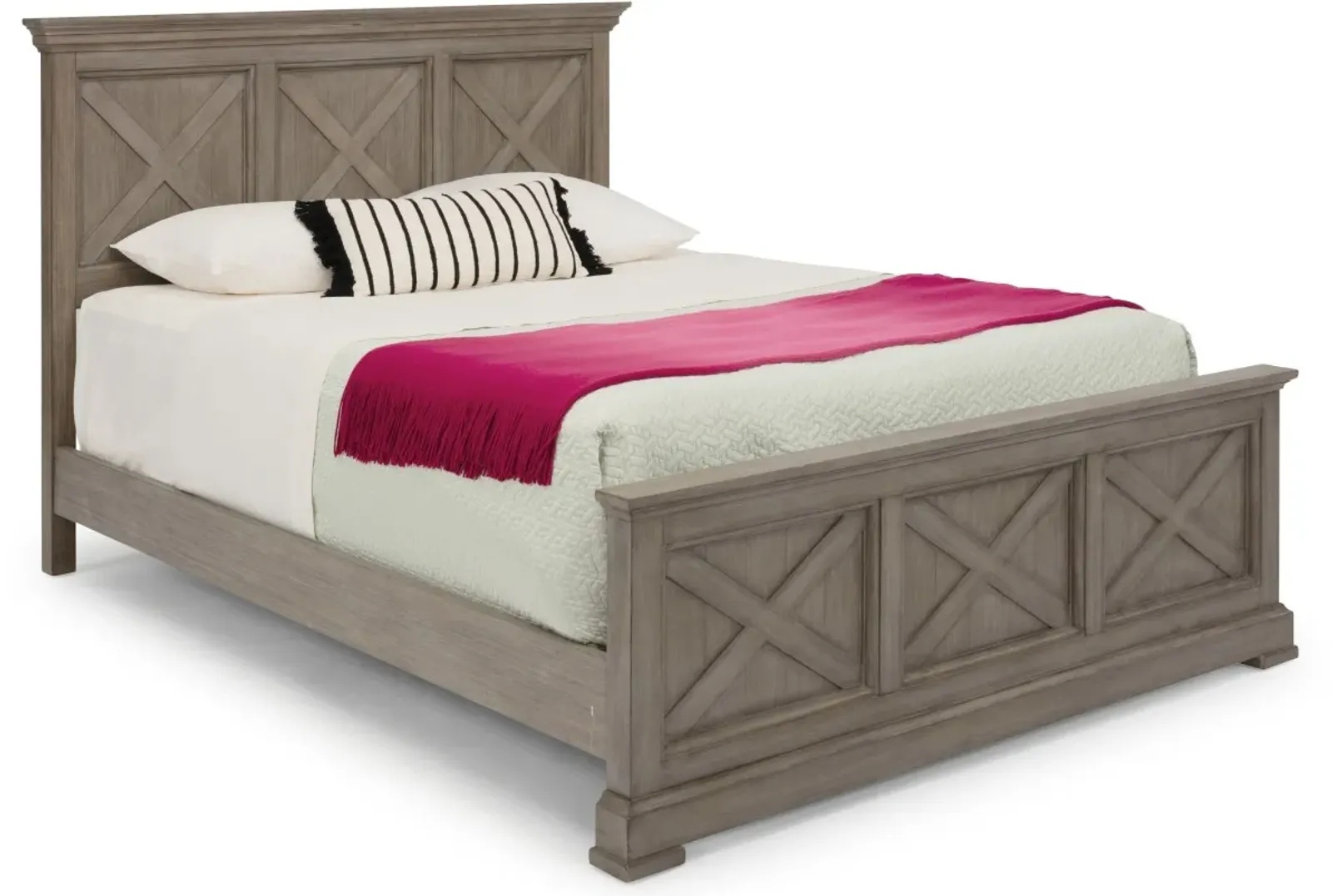 Homestyles® Mountain Lodge Gray Queen Bed