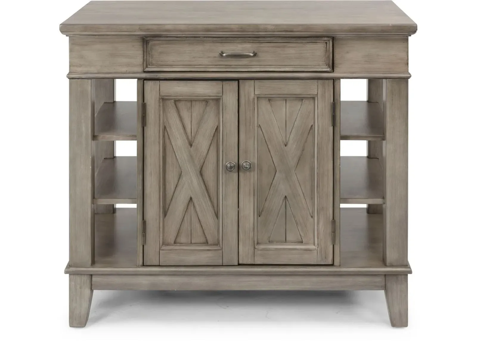 homestyles® Mountain Lodge Gray Kitchen Island